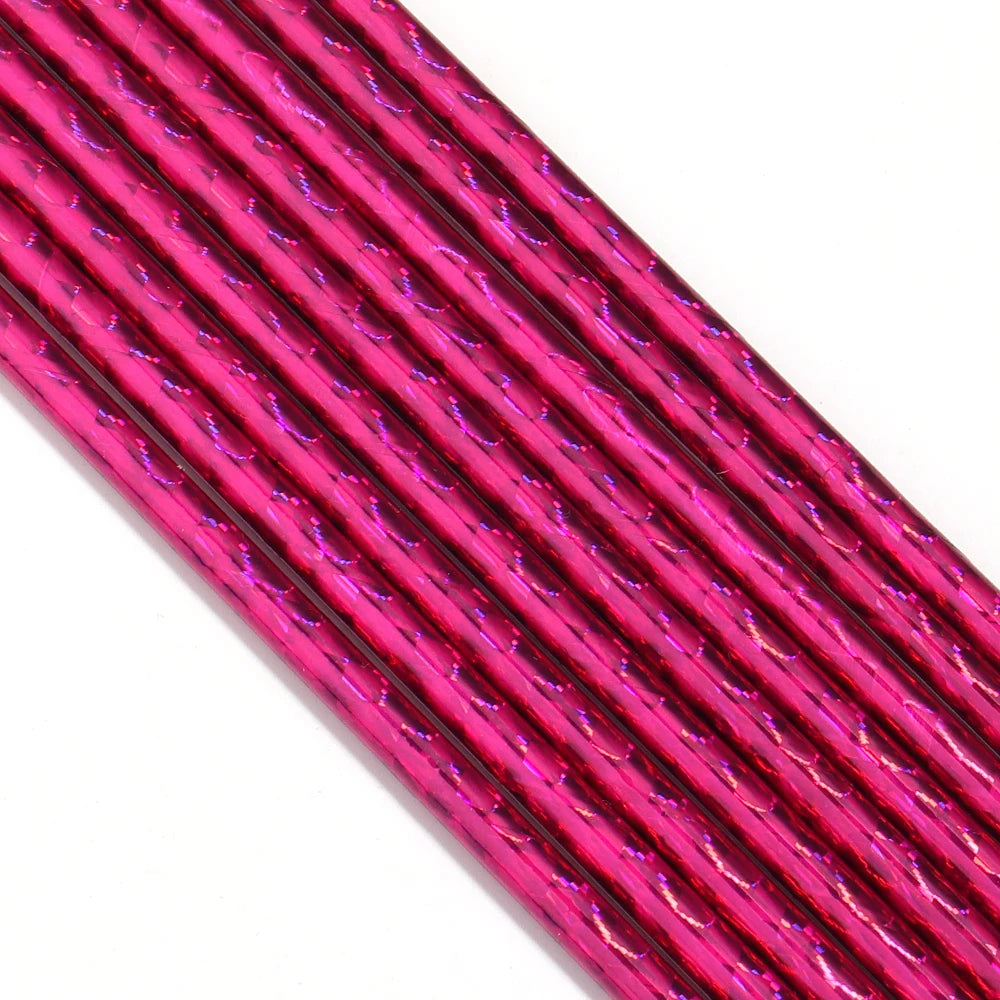 10pcs Fairy Magic Wand Ribbon Pole – Princess Party Props Costume Prop Wand PLUSH hotpink dia 5.3mm 32cm