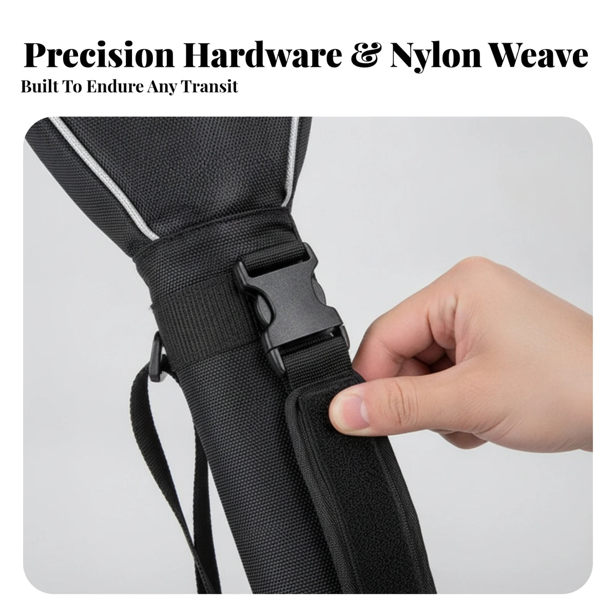 MagiDeal Golf Club Carry Bag | Nylon, Shoulder Strap, Foldable Golf Club Carry Bag PLUSH