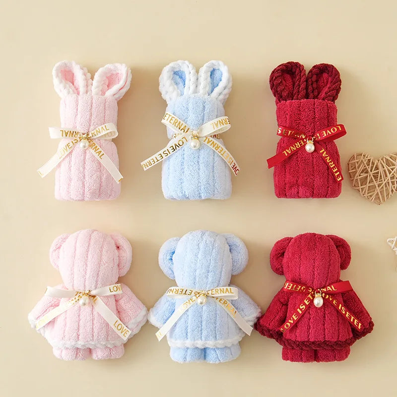 Rabbit Soft Bath Towel – Kids Gift for Easter, Birthday & More Novelty Bath Towel PLUSH