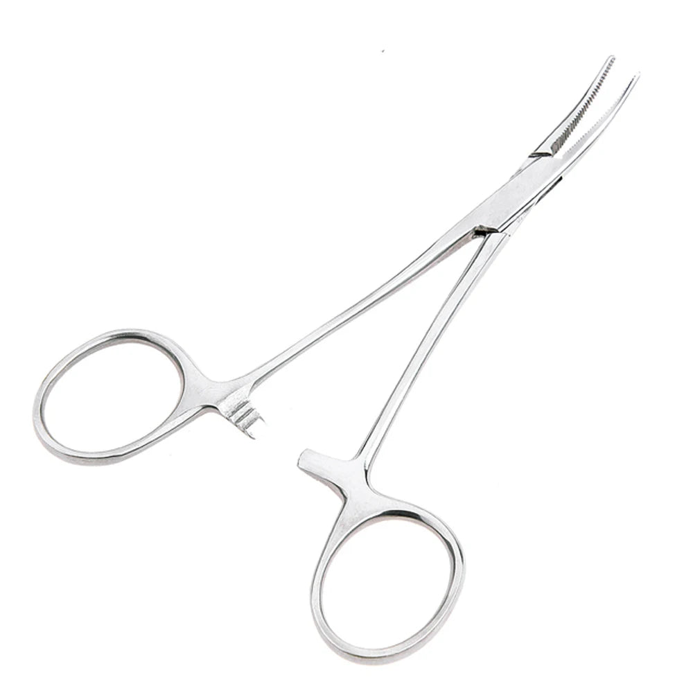 Stainless Steel Fishing Locking Forceps – Straight & Curved Tip Fishing Locking Forceps PLUSH 14cm-curved