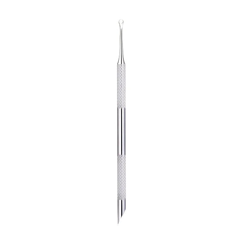 Double-Ended Stainless Steel Cuticle Pusher | Manicure Tool Cuticle Pusher PLUSH Silvery 1 PC
