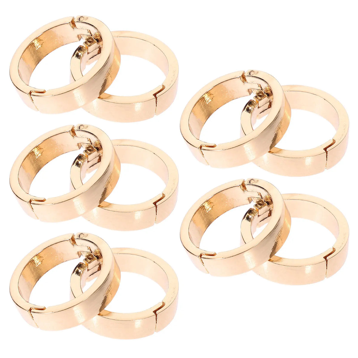 10pcs Metal Binder Rings – Calendar Ring Clips & Clasps Metal Binder Rings PLUSH