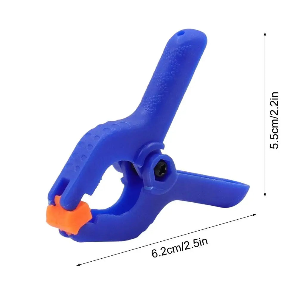 5-Pack Backdrop Spring Clamps – Universal Plastic Clips Spring Backdrop Clamps PLUSH Blue 5Pcs