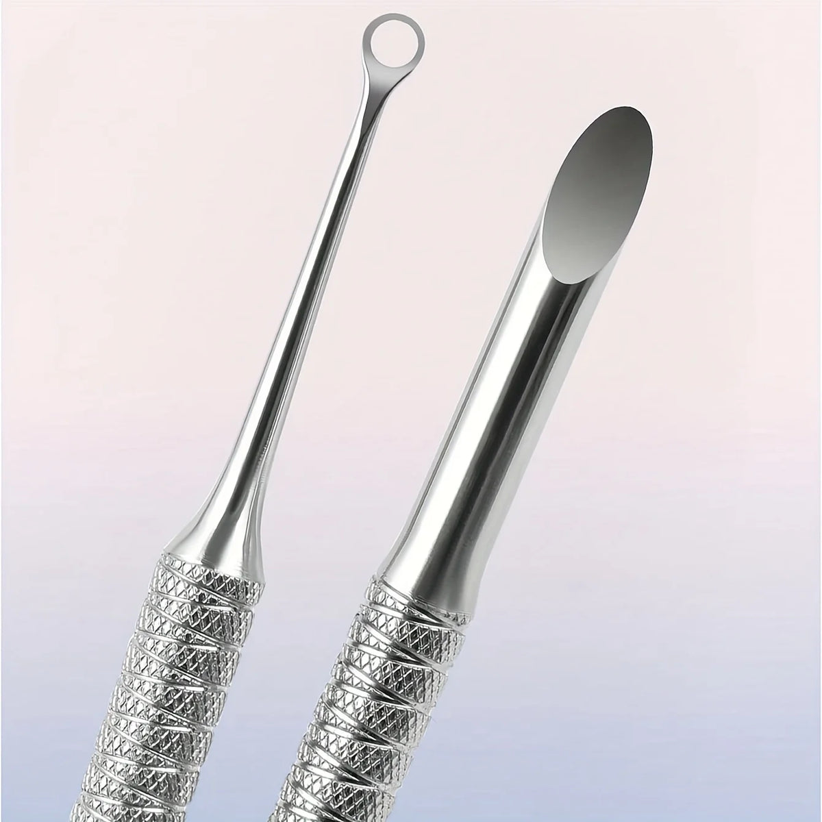 Ouriner Double-Head Stainless Steel Cuticle Pusher Tool Cuticle Pusher Tool PLUSH