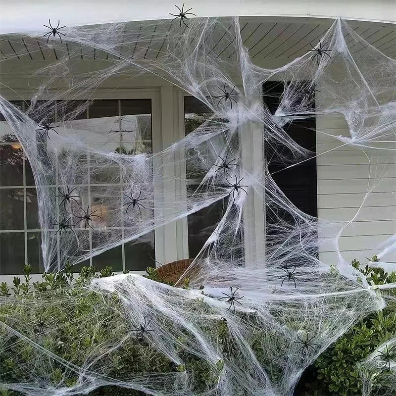 Realistic Fake Spider Web Halloween Decoration Party Props Halloween Decoration PLUSH