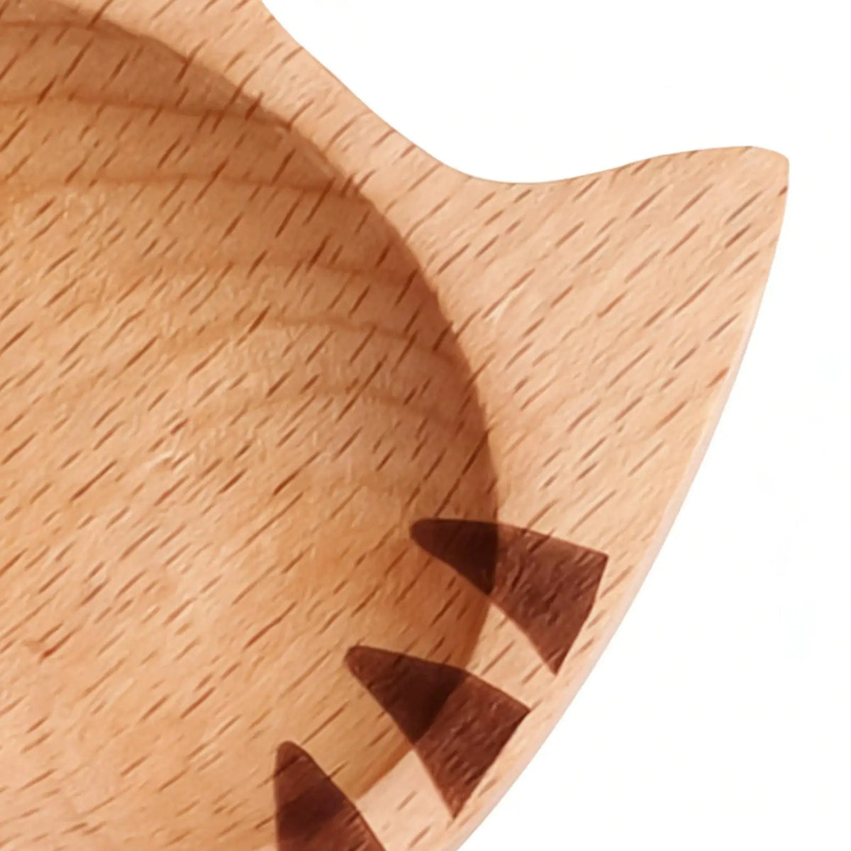 Cute Cat Wooden Dipping Sauce Dish – Mini Snack Saucer Dipping Sauce Dish PLUSH