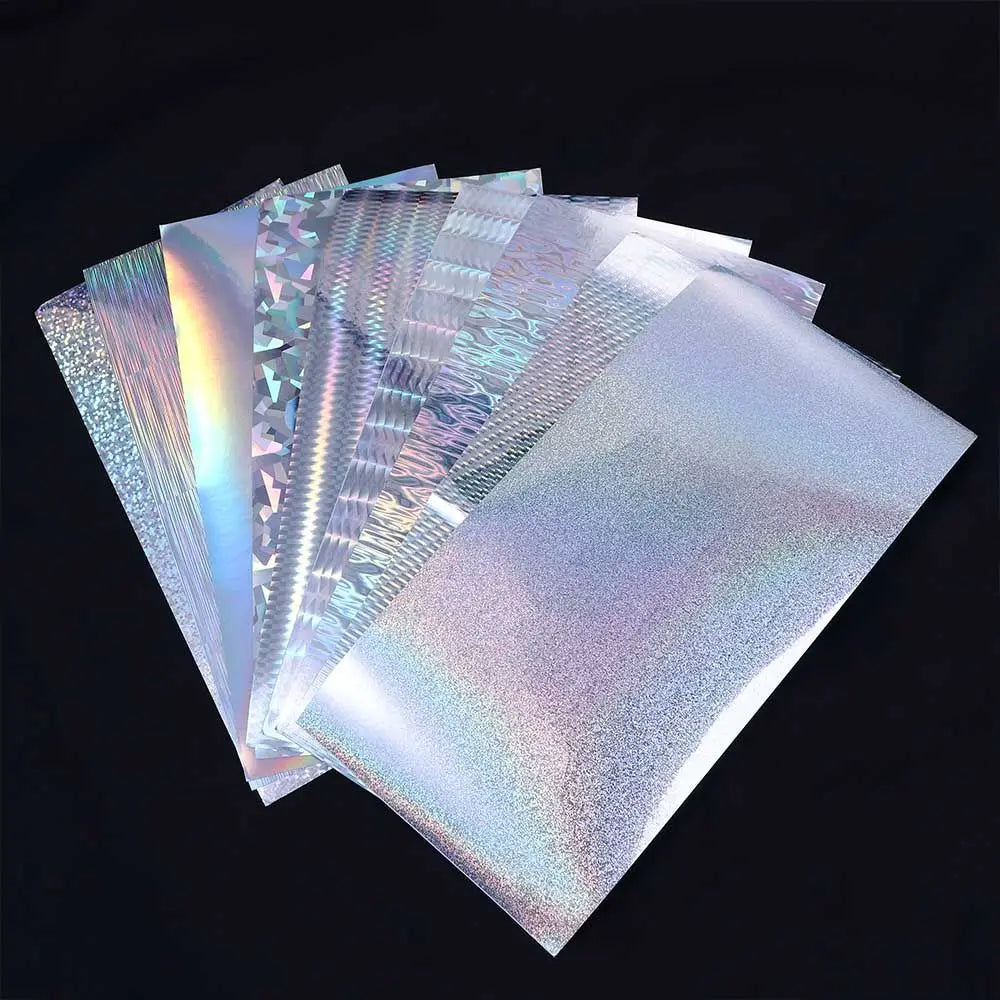 Holographic Silver Fishing Lure Stickers 5pcs – DIY Tape Fishing Lure Sticker PLUSH