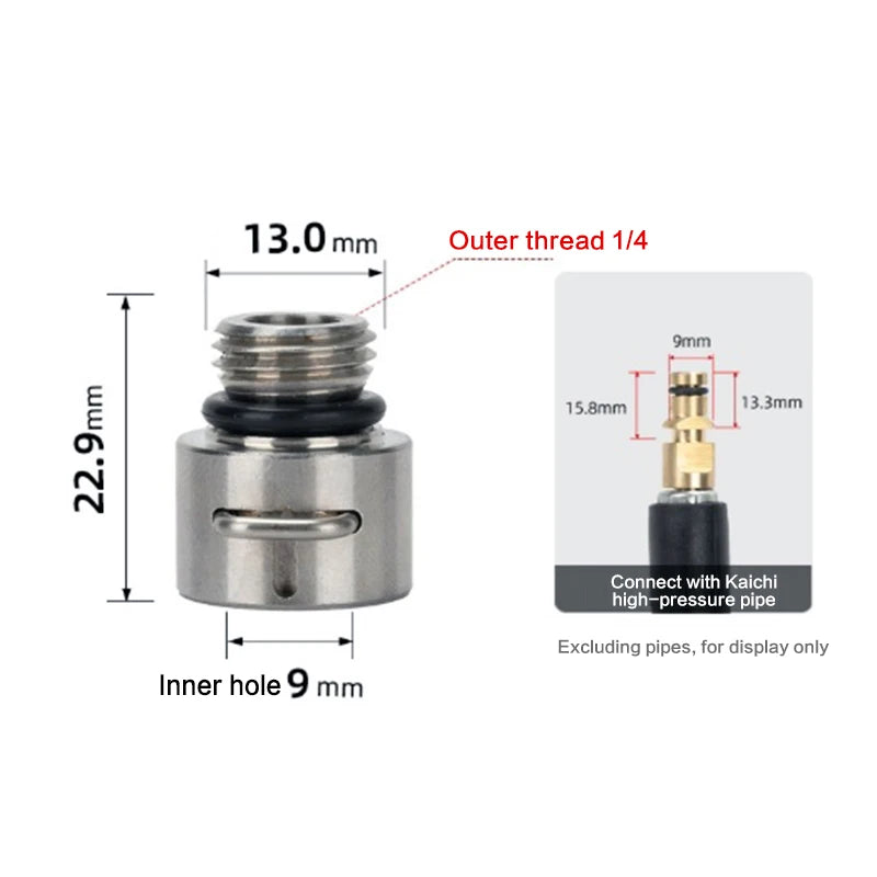 1/4" Pressure Washer Nozzle Adapter Tips for Karcher K Series Pressure Washer Adapter PLUSH A5