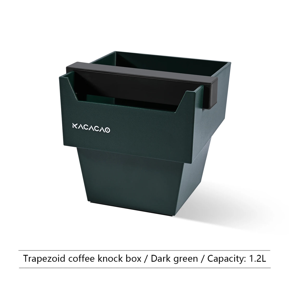 KACACAO Coffee Knock Box – Espresso Grounds Dump Bin Coffee Knock Box PLUSH Green