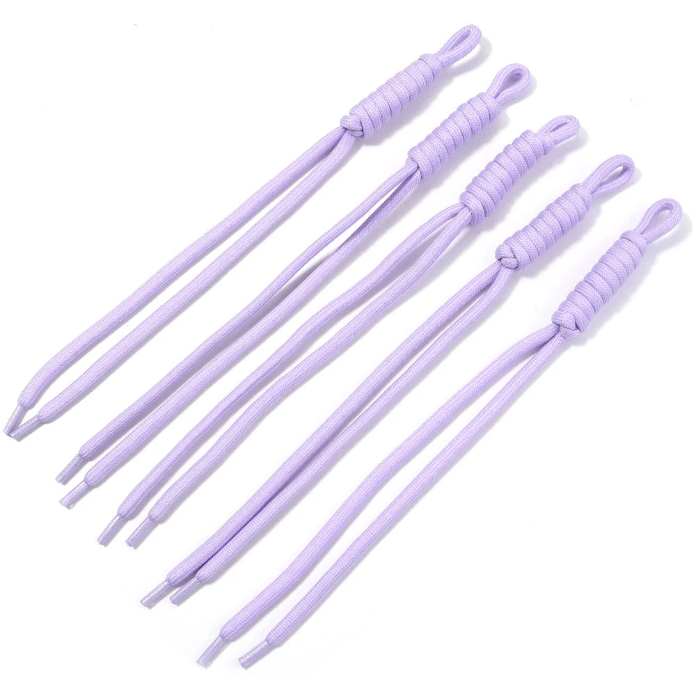 5pcs Braided Nylon Lanyard Keychain Cord – DIY Craft Supplies Braided Lanyard Cord PLUSH Light Purple 24-28cm