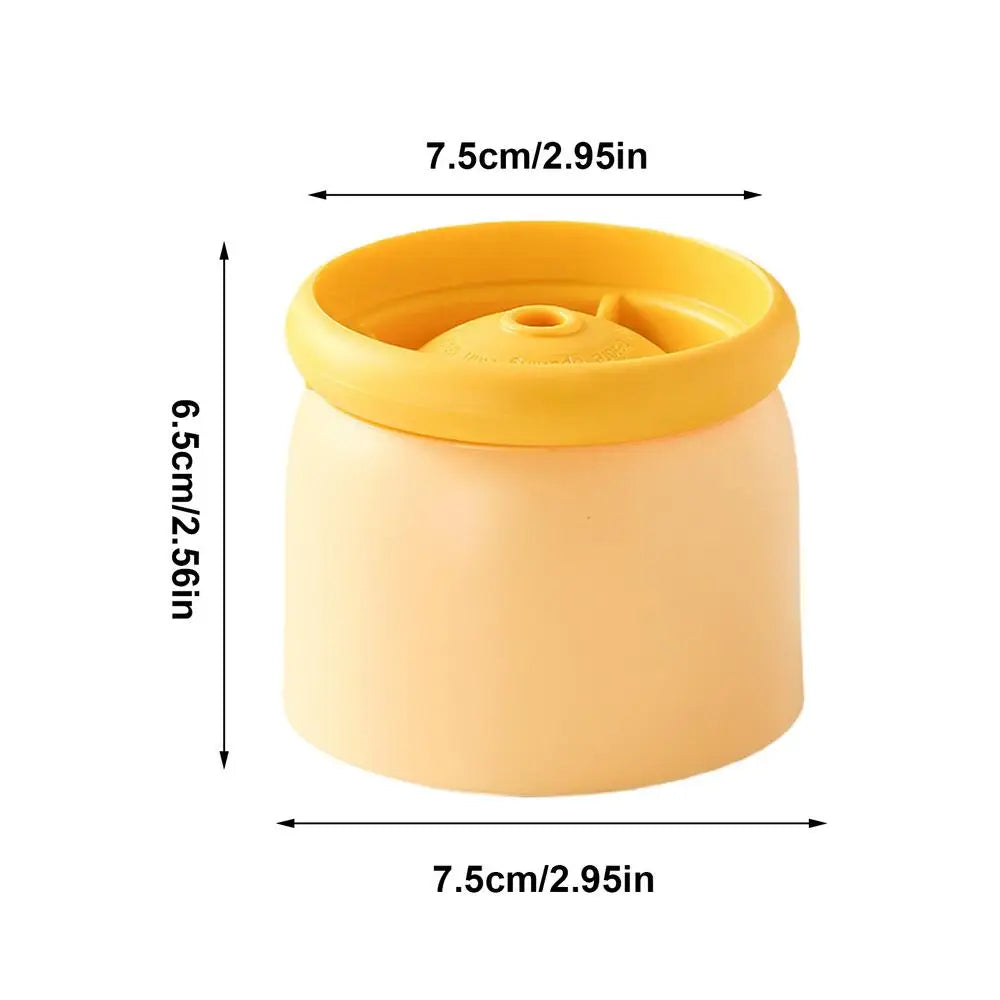 Silicone Ice Ball Mold – Sphere Ice Cube Tray for Whiskey & Cocktails Silicone Ice Mold PLUSH Yellow