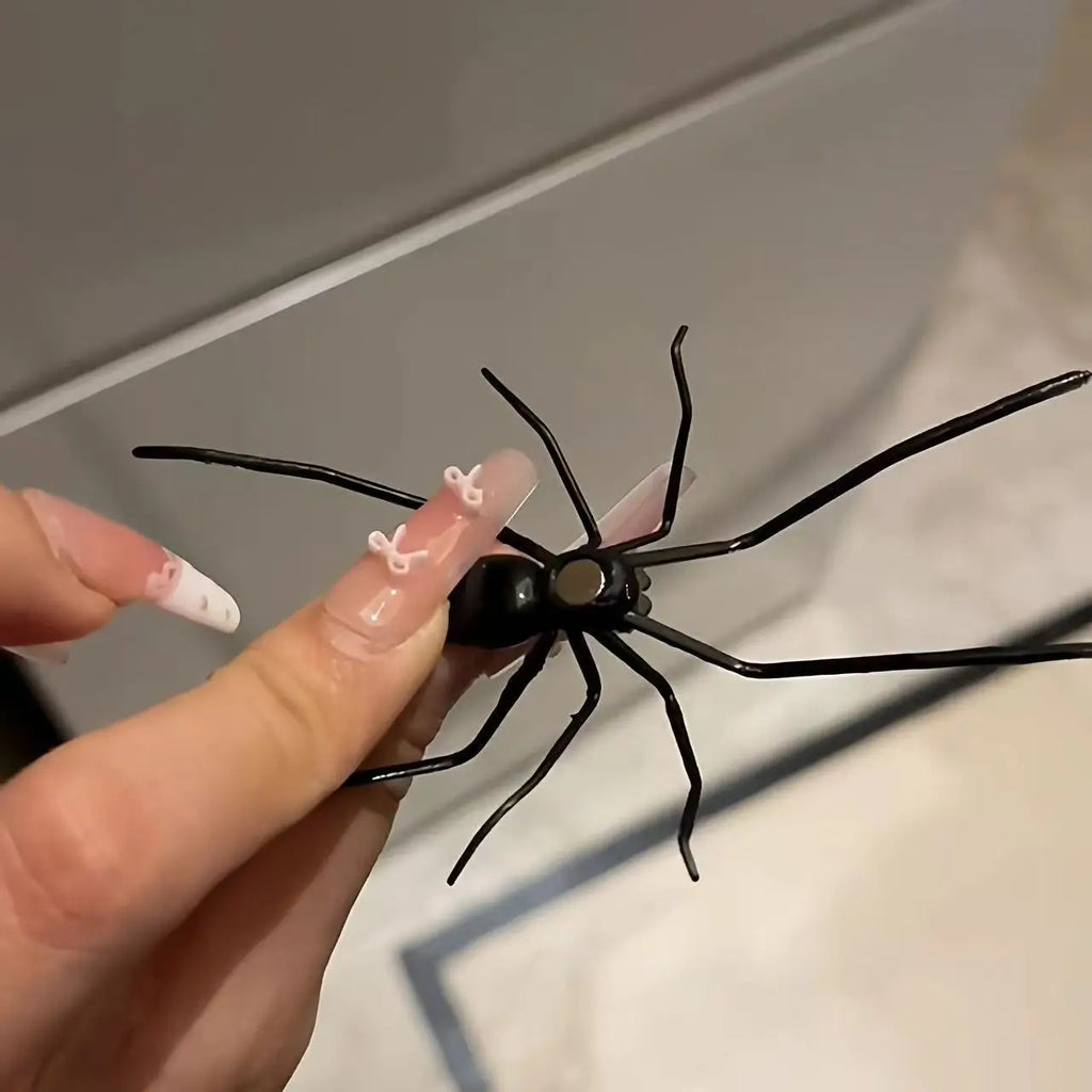 Realistic Spider Refrigerator Magnets – Halloween Prank Props Novelty Fridge Magnet PLUSH