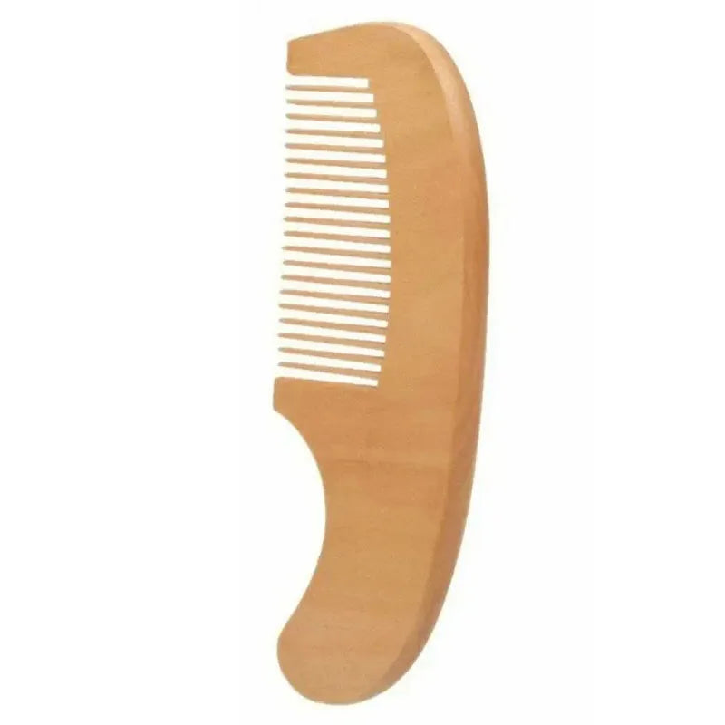 Wooden Baby Hair Brush & Comb – Soft Wool Newborn Scalp Massager Baby Hair Brush PLUSH 1Pc