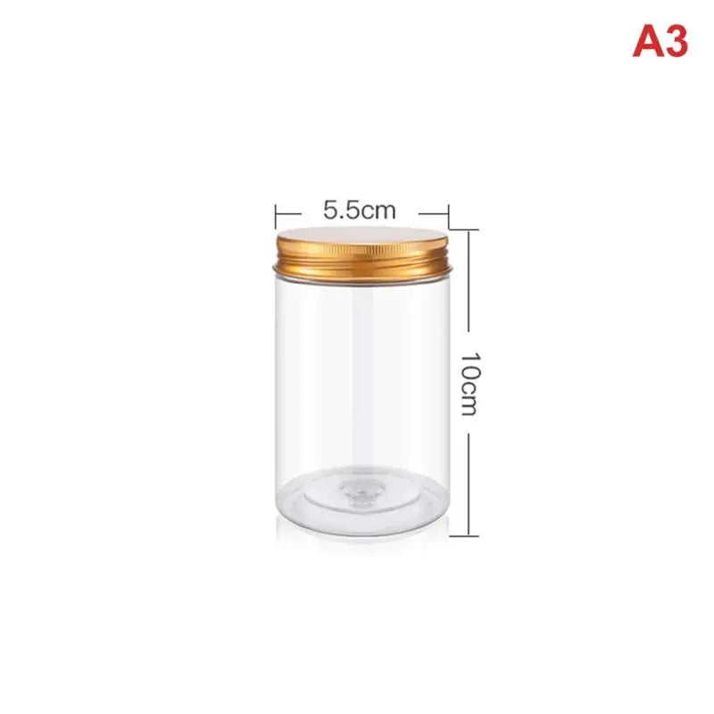 Food-Grade PET Storage Jar with Aluminum Lid | Tea & Snacks Food Storage Jar PLUSH A3