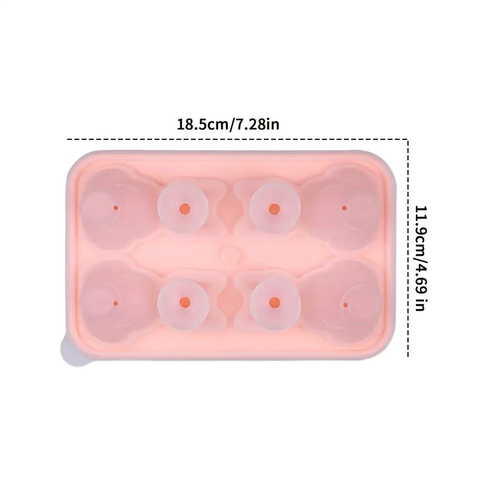 3D Cat Silicone Ice Cube Tray – Easy Release Ice Mold Silicone Ice Mold PLUSH Pinks