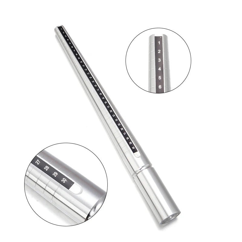Metal Ring Sizer Mandrel Gauge – DIY Jewelry Making Tool Jewelry Making Tool PLUSH JAN KOR Size