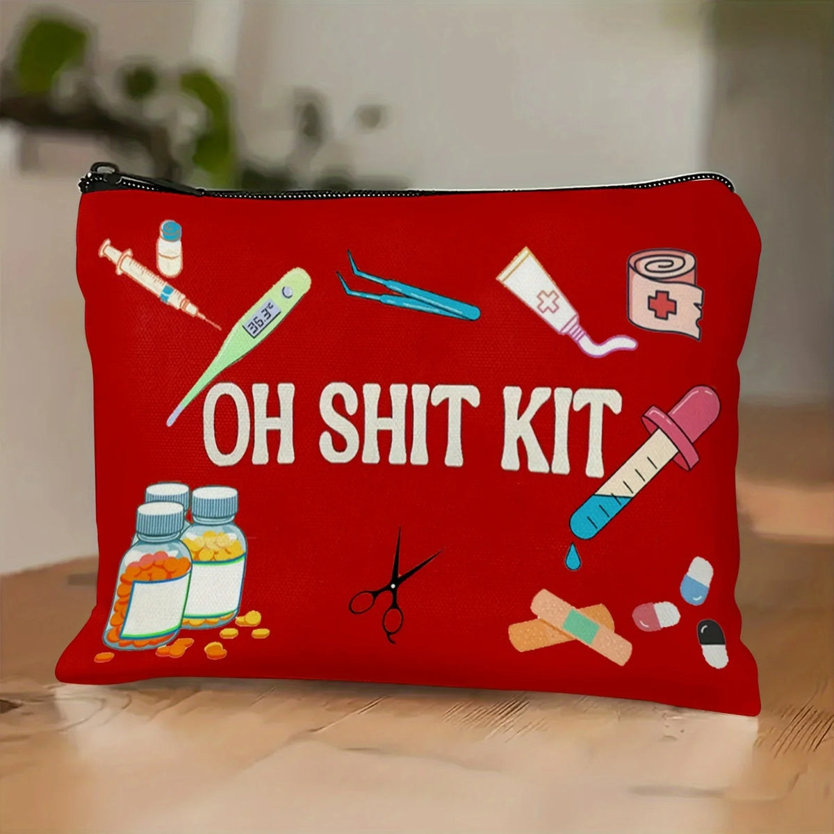 Cute Multi-Functional Zipper Makeup & Jewelry Storage Bag Makeup Organizer Bag PLUSH A