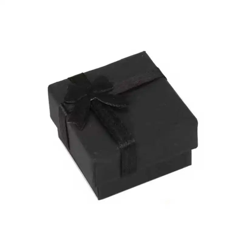 Multicolor Jewelry Gift Boxes with Bowknot 12/24 Pack Jewelry Gift Box PLUSH Black 24PCS