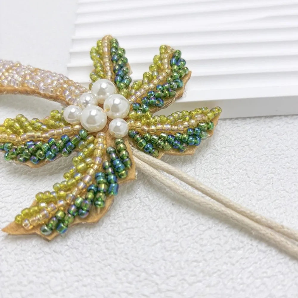Resin Coconut Tree Keychain Crystal Rhinestone Bag Charm Gift Keychain Bag Charm PLUSH