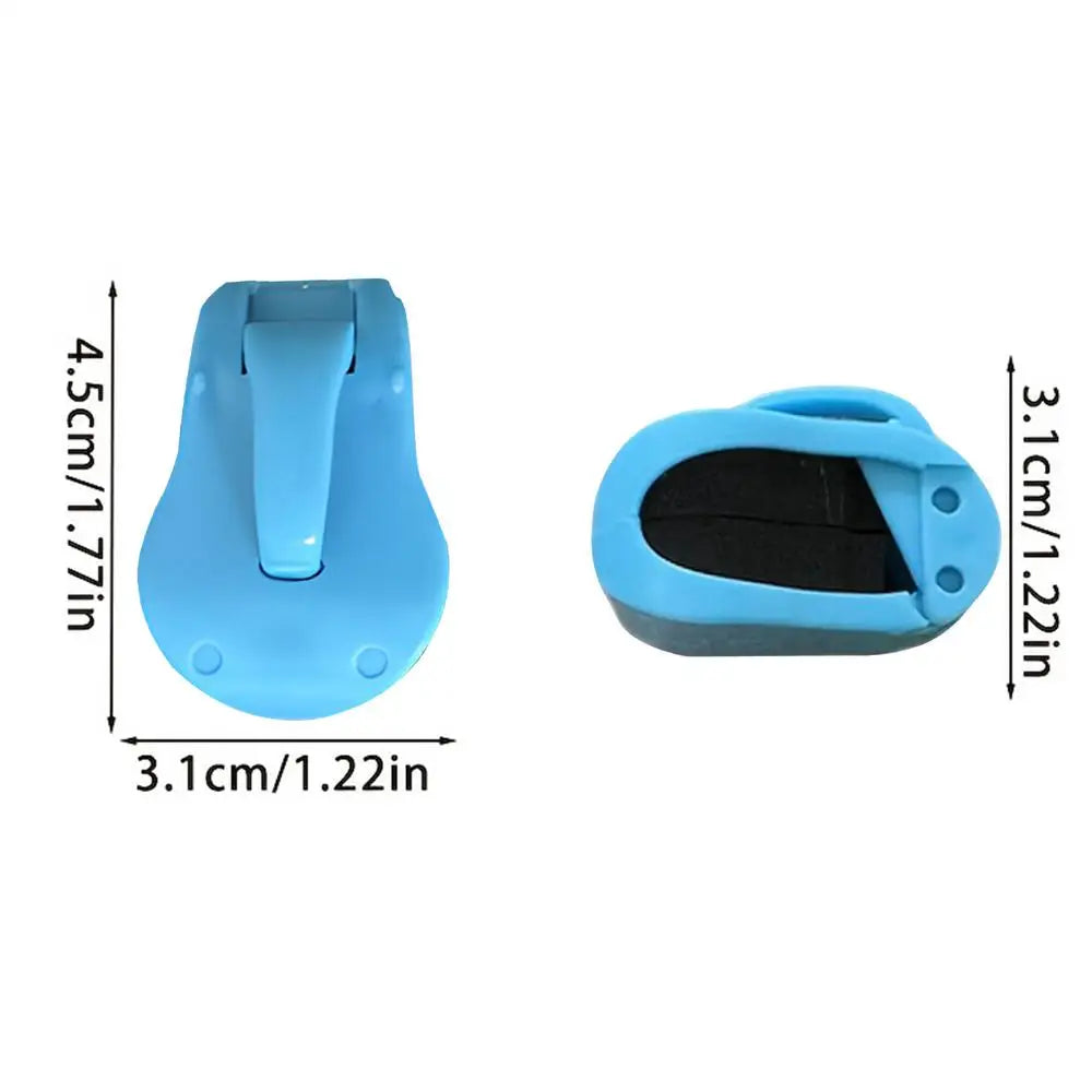 Fishing Rod Clips 4-Pack – Quick-Attach Secure Grip Holder Fishing Rod Holder PLUSH Blue 4Pcs
