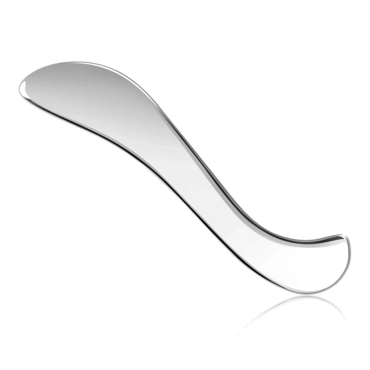 Stainless Steel Gua Sha Scraper Tool Set – Body & Face Gua Sha Scraper Set PLUSH Silvery S
