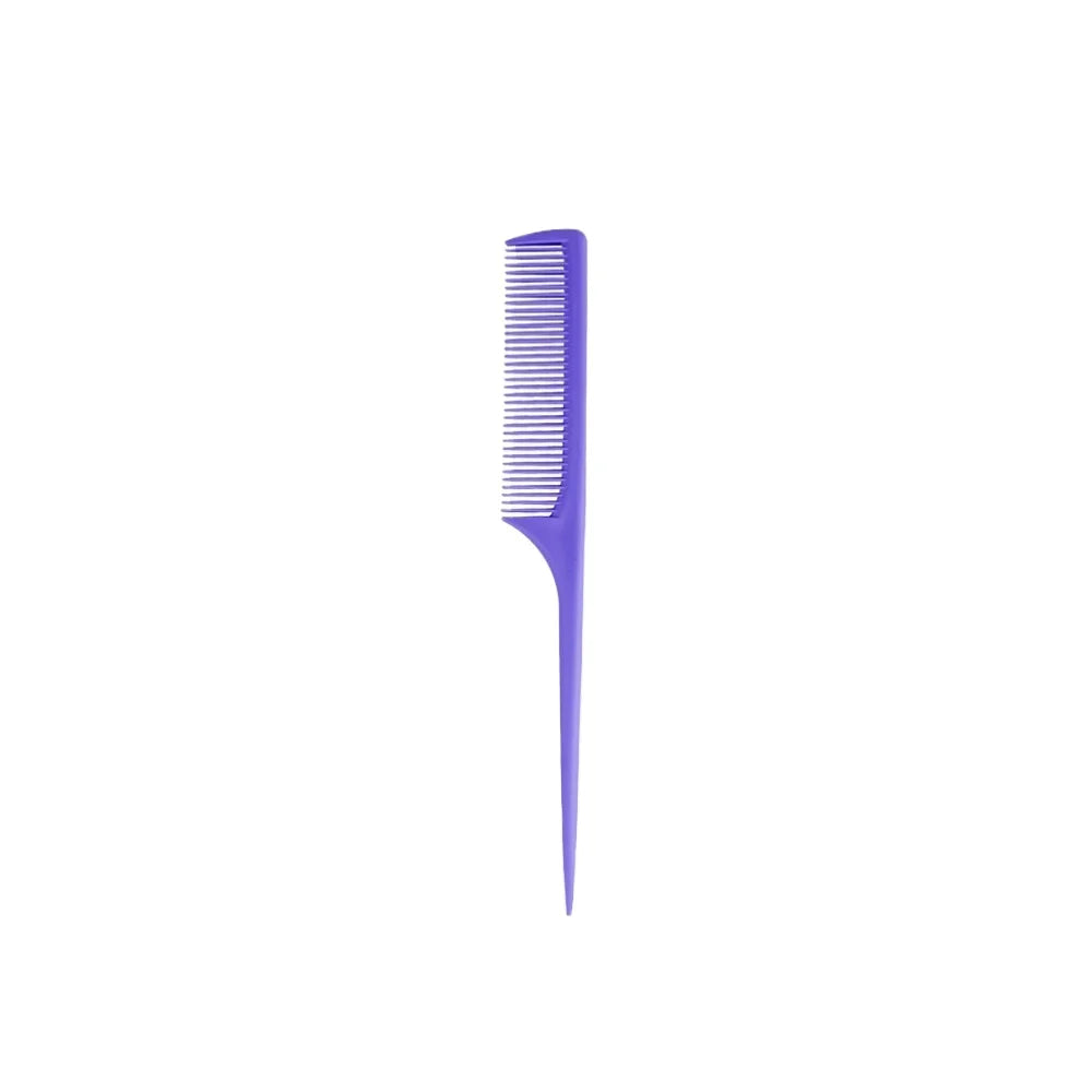 Sharp Pointed Tail Comb – Fine Teeth Hair Styling for Girls Hair Styling Comb PLUSH Purple