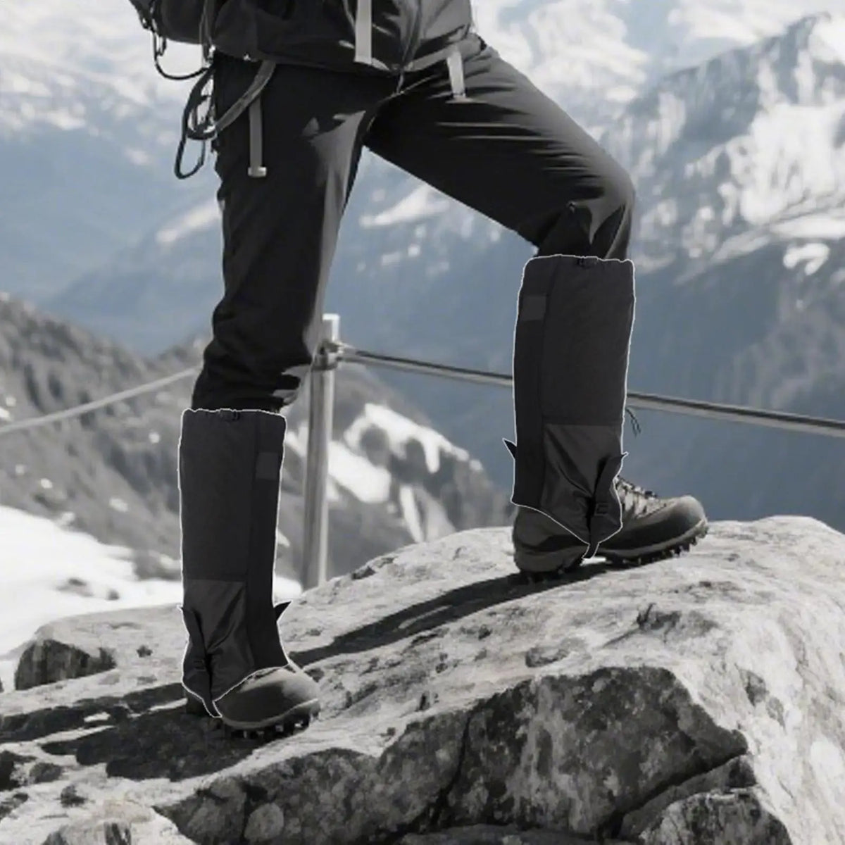 Waterproof Outdoor Gaiters – Hiking Snow Leg Covers Outdoor Gaiters PLUSH