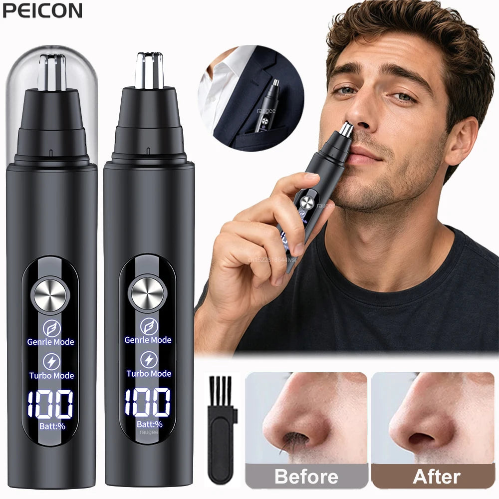 Raugee Electric Nose & Ear Hair Trimmer – USB Rechargeable Electric Hair Trimmer PLUSH