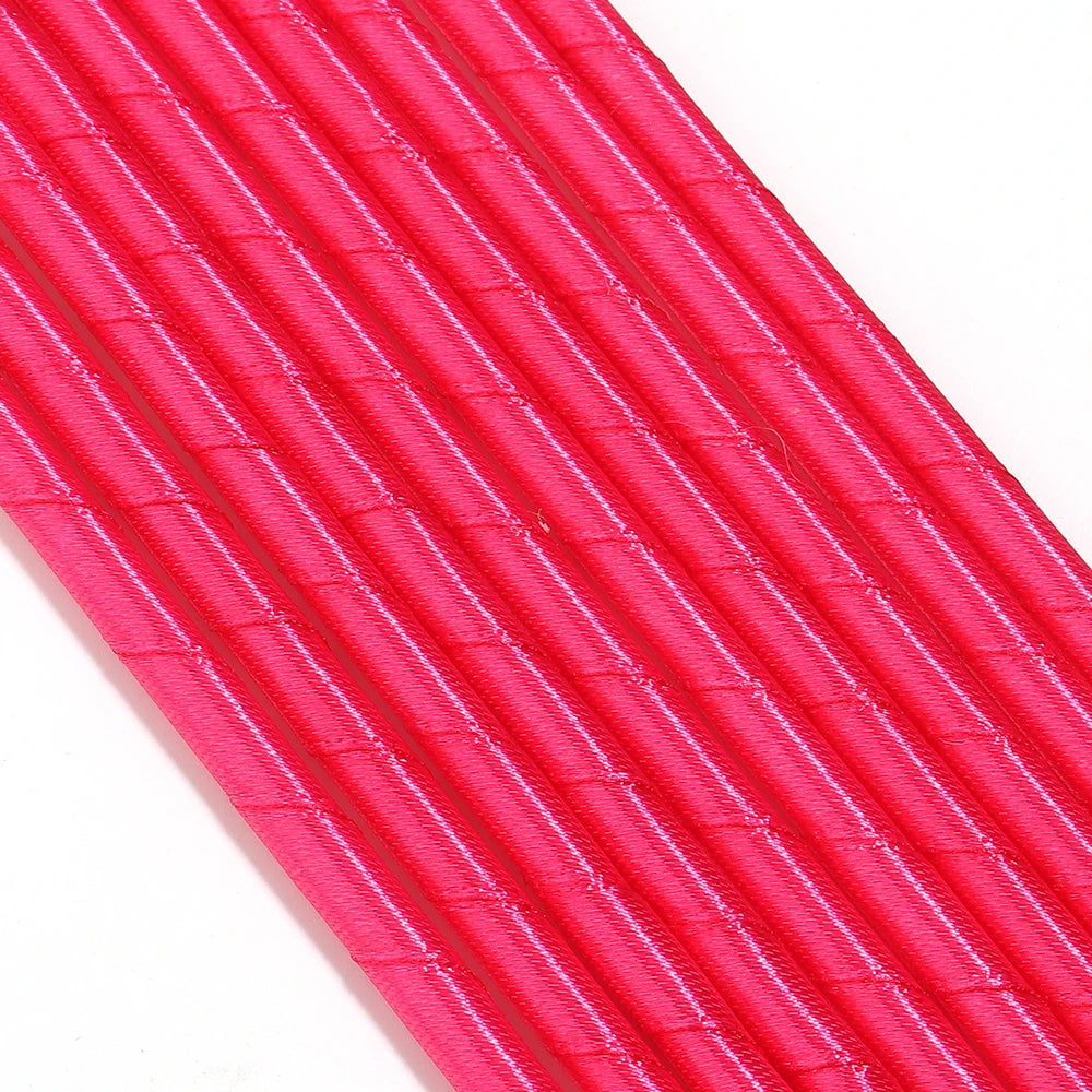10pcs Fairy Magic Wand Ribbon Pole – Princess Party Props Costume Prop Wand PLUSH hotpink dia 6.3mm 32cm