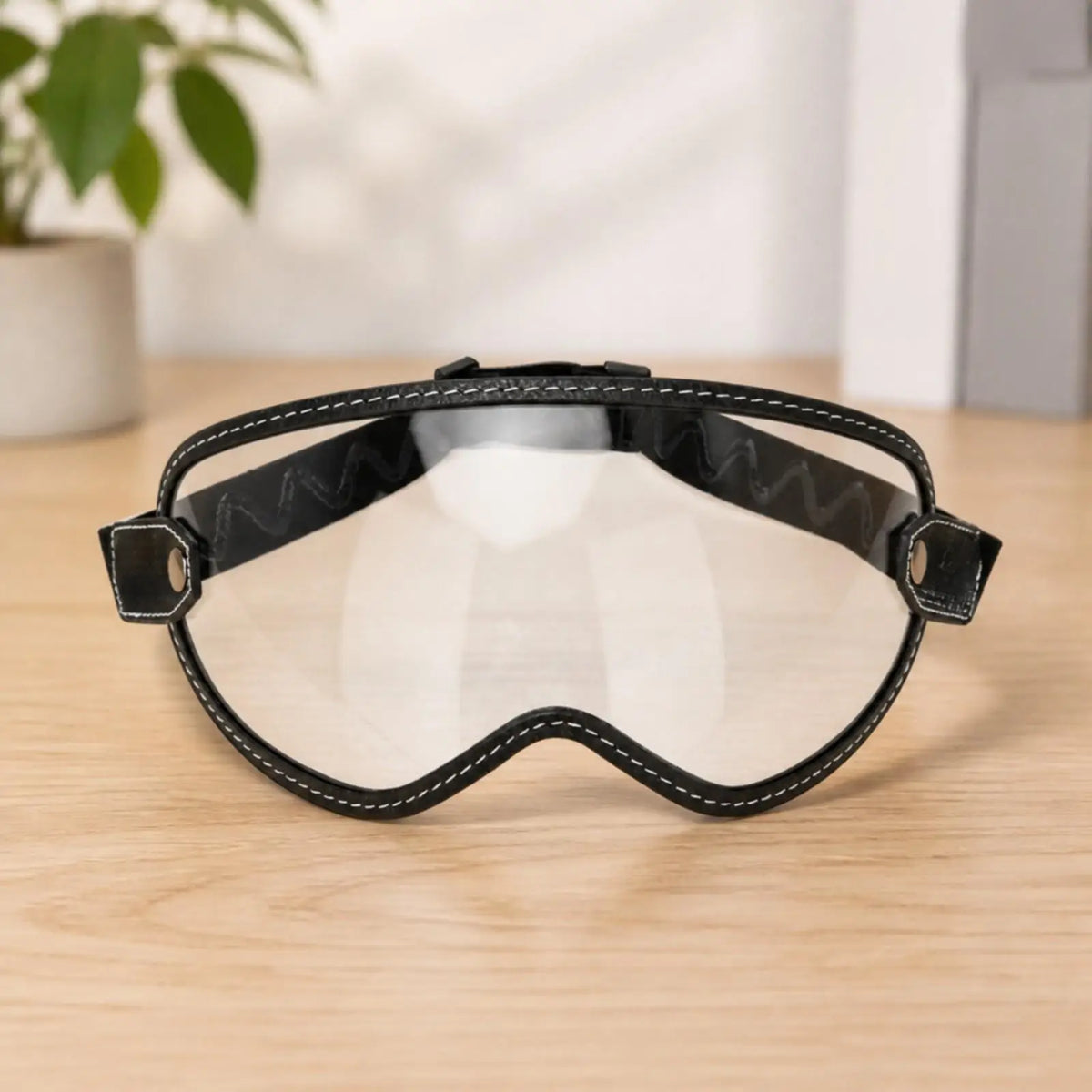Retro Motorcycle Goggles – Classic Visor for Half Helmets Motorcycle Goggles PLUSH