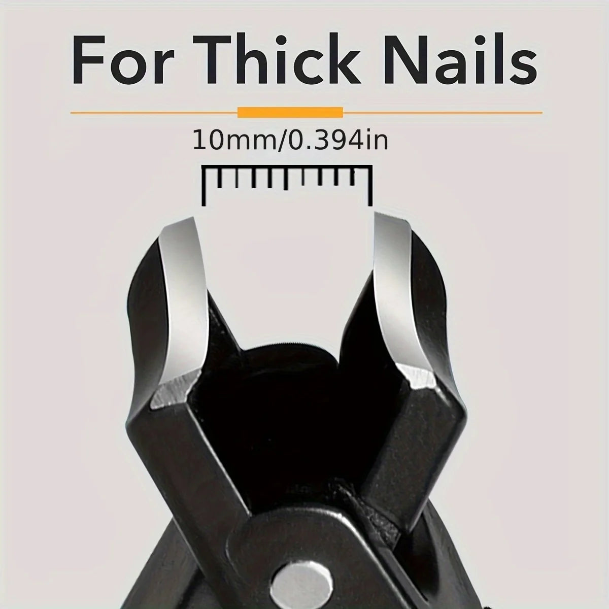 Wide Jaw Heavy-Duty Nail Clipper – Stainless Steel Blade Nail Clipper PLUSH