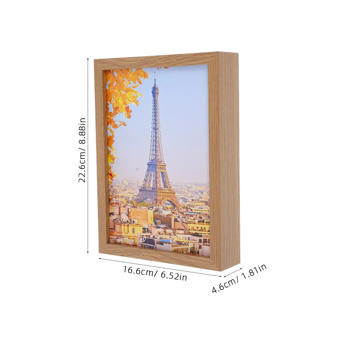 Wooden Picture Frame Hidden Storage Box | Mini Home Safe Hidden Storage Frame PLUSH