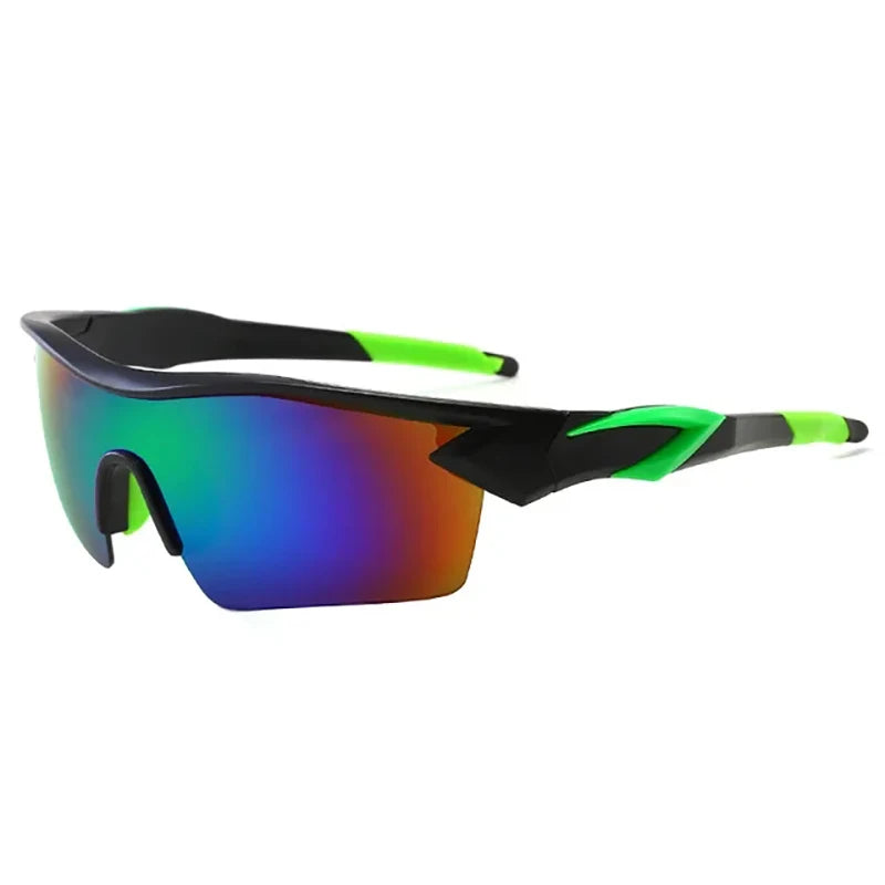 RIDERACE UV400 Cycling Sunglasses – MTB, Road Bike & Outdoor Cycling Sunglasses PLUSH green