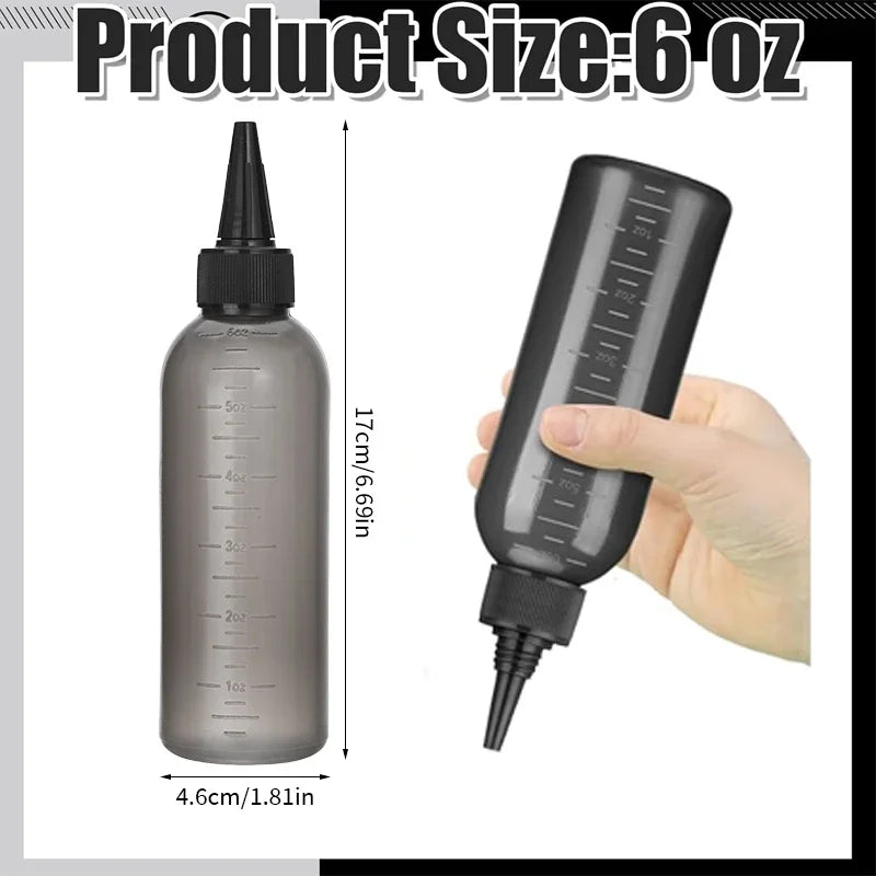 Hair Dye Applicator Squeeze Bottles 180ml | 1/2/3 Pack Hair Applicator Bottle PLUSH
