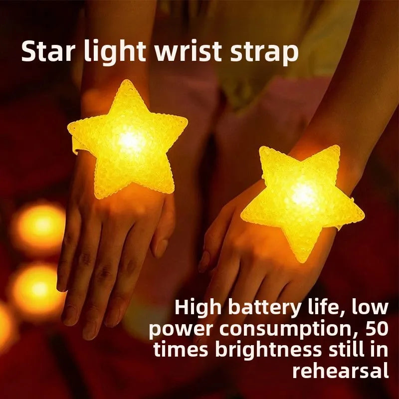 Kids Star Glow Stick Wristband – Dance & Stage Light Prop Kids Glow Prop PLUSH