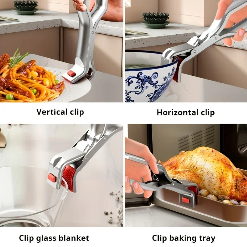Stainless Steel Kitchen Plate Clamp – Heat-Resistant Non-Slip Kitchen Plate Clamp PLUSH