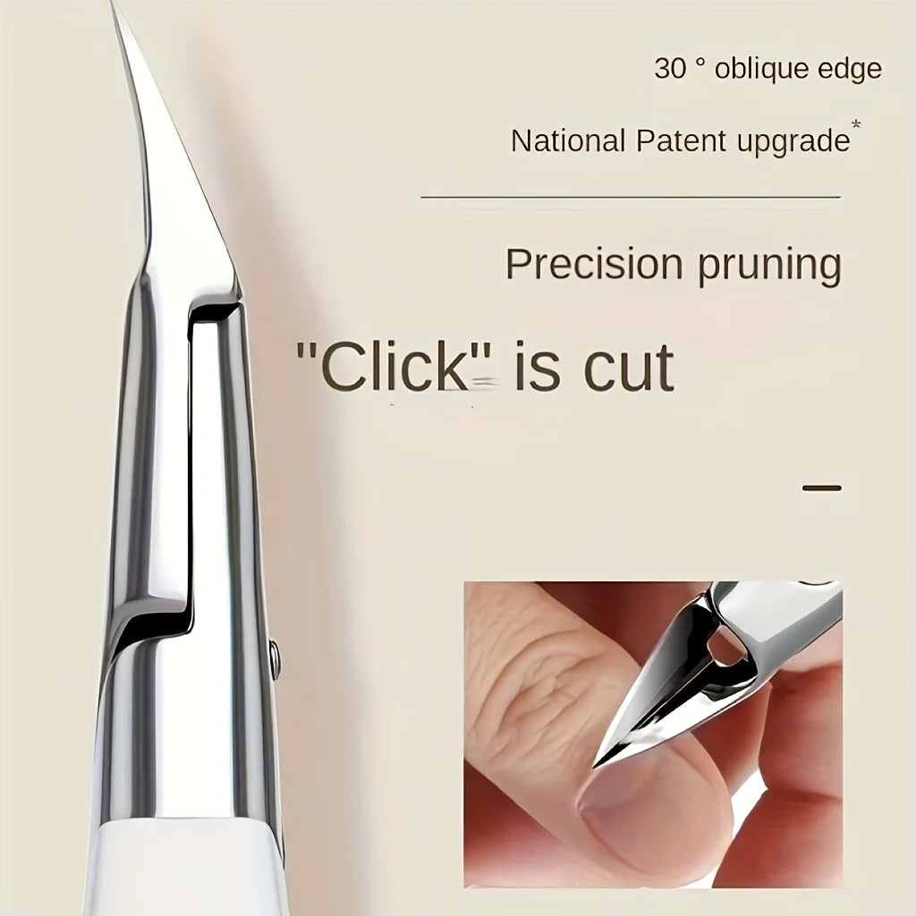 Ouriner Nail Clippers & Cuticle Tweezers Set – Stainless Steel Nail Care Set PLUSH