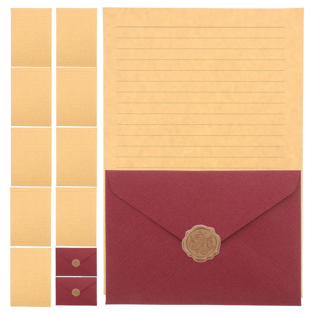 Luxury Paper Envelope & Letter Kit 2 Sets | Invitations Stationery Envelope Kit PLUSH Default Title