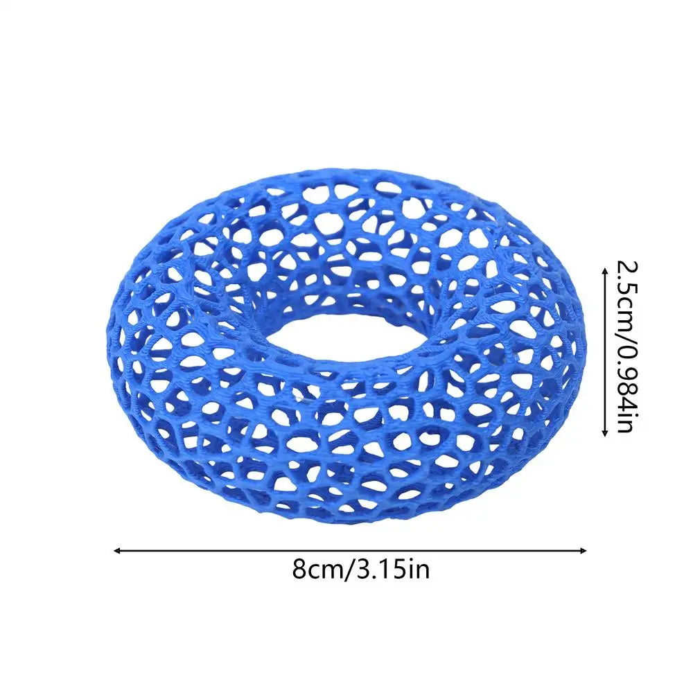 Shrimp Cave Aquarium Hideout – Betta & Bottom Feeder Tunnel Aquarium Cave Decor PLUSH Blue