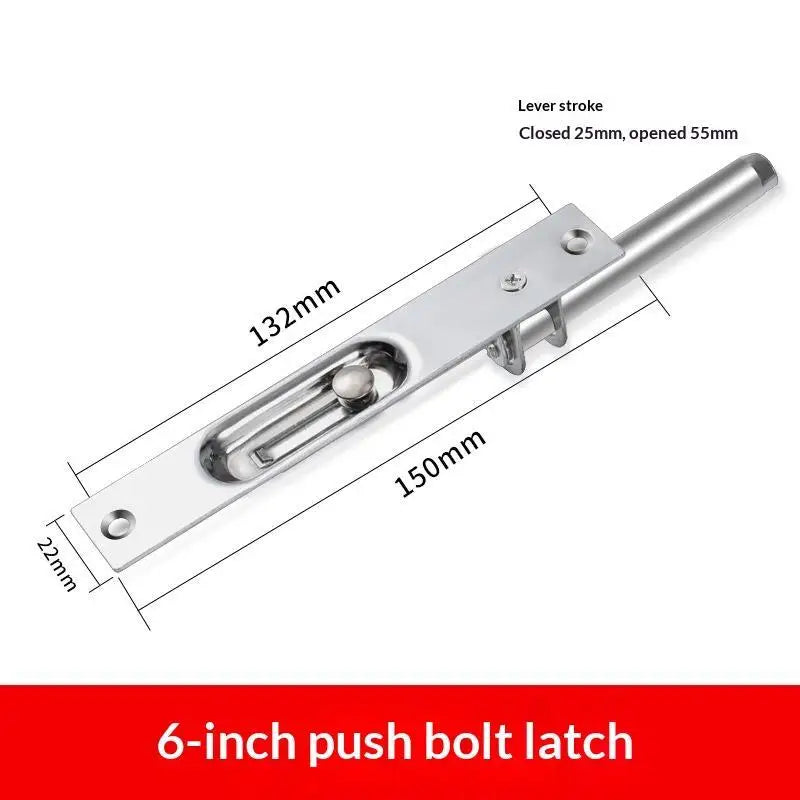 Stainless Steel Flush Bolt Security Lock – Multiple Sizes Door Flush Bolt PLUSH A1