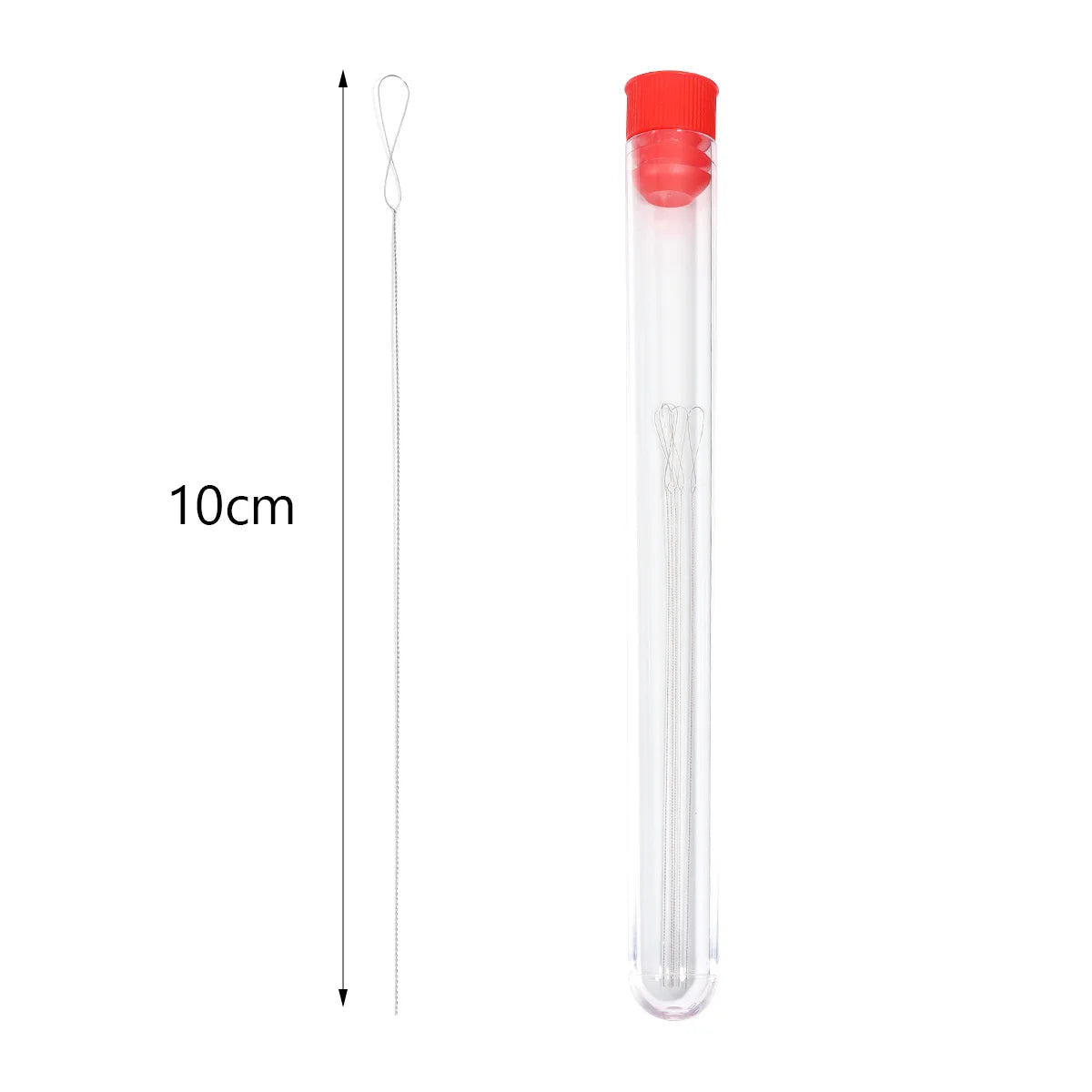Big Eye Curved Beading Needles 5-7pcs | DIY Jewelry Making Beading Needles PLUSH 0.3x100mm 5pcs