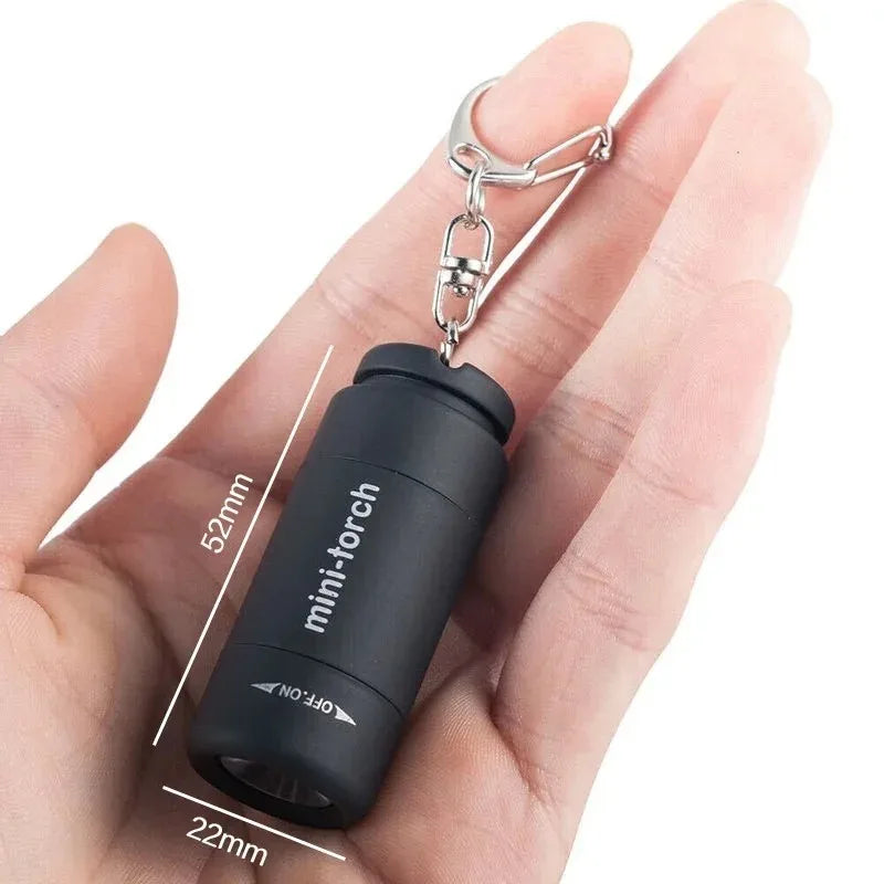USB Rechargeable Mini LED Keychain Flashlight – Waterproof Keychain Flashlight PLUSH