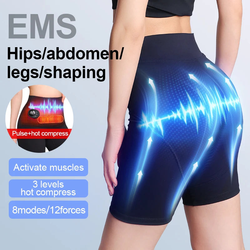 EMS 6-Zone Pulse Massage Yoga Pants – Seamless Shaping EMS Massage Pants PLUSH