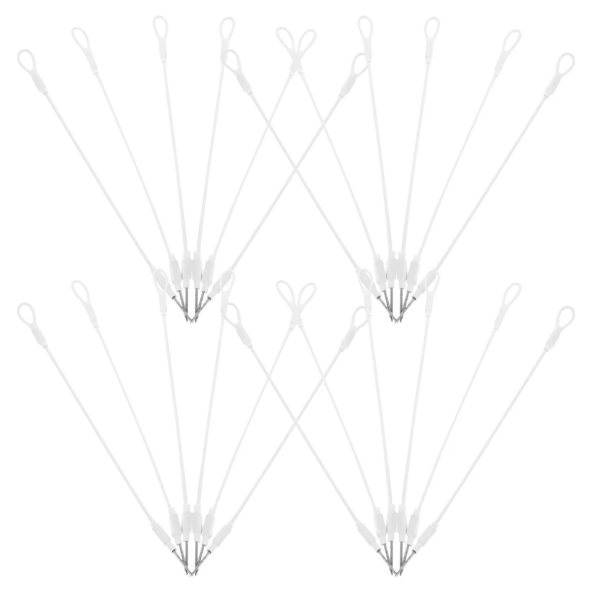 100pcs Retail Security Hard Tag Lanyards – Magnetic Anti-Theft Retail Security Tags PLUSH
