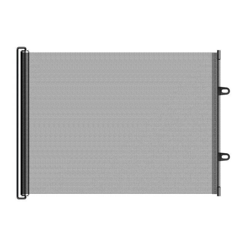 Retractable Pet Gate – No-Drill Mesh Fence for Dogs & Baby Retractable Pet Gate PLUSH
