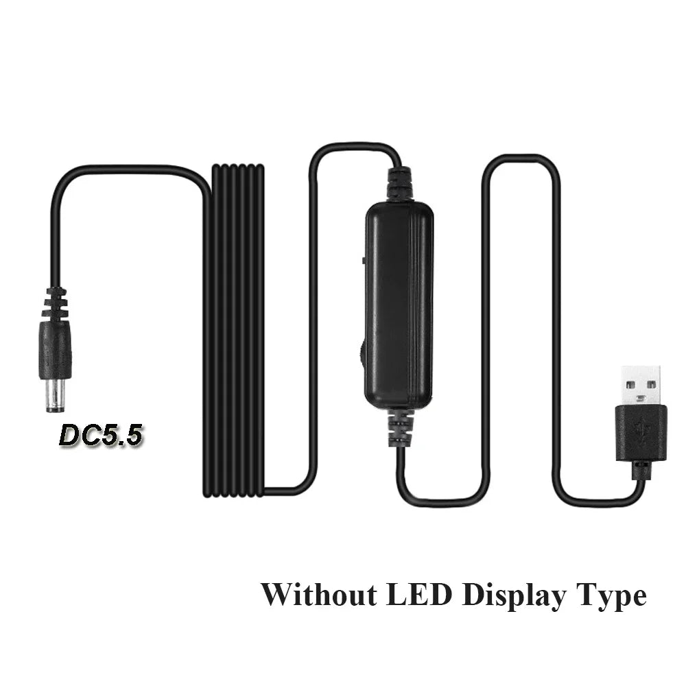 LED USB Power Cord for Nail Drill – Adjustable Speed & Direction Nail Drill Accessory PLUSH Ordinary