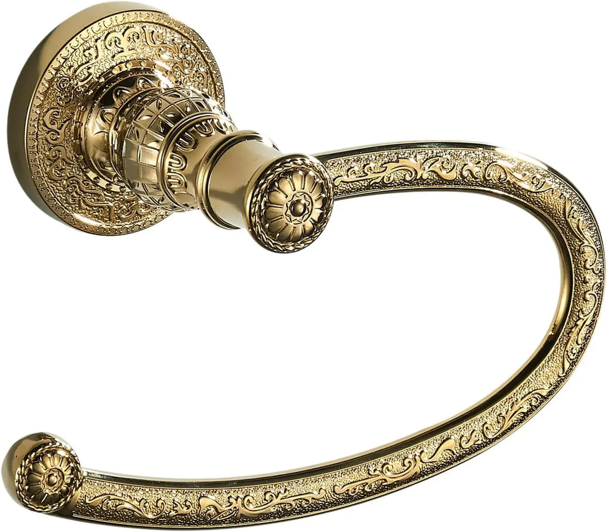 Wall Mounted Antique Bronze Towel Ring – Zinc Alloy Bathroom Bathroom Towel Ring PLUSH Gold