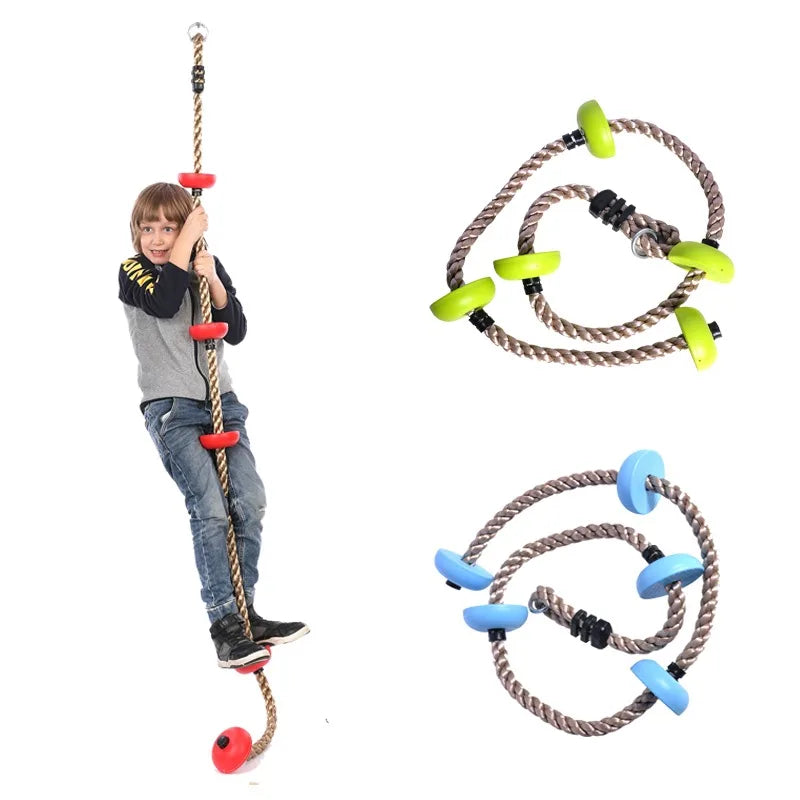 Kids Swing Disc Climbing Rope – Outdoor Indoor Playground Toy Kids Climbing Swing PLUSH