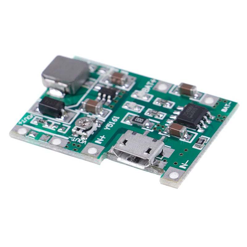 USB 18650 Li-ion Battery Charger & Step-Up Boost Module Battery Charger Module PLUSH