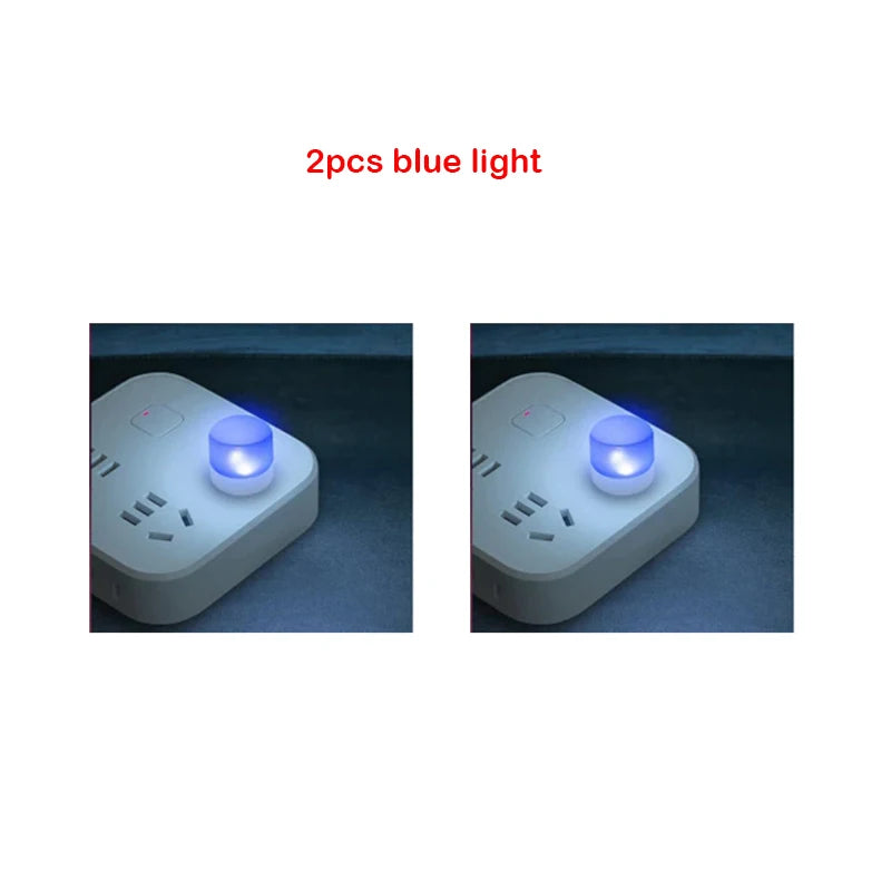 ZWINCKY USB LED Night Light – Mini Plug-In Reading Lamp 1W USB LED Night Light PLUSH 2pc blue light China Mainland